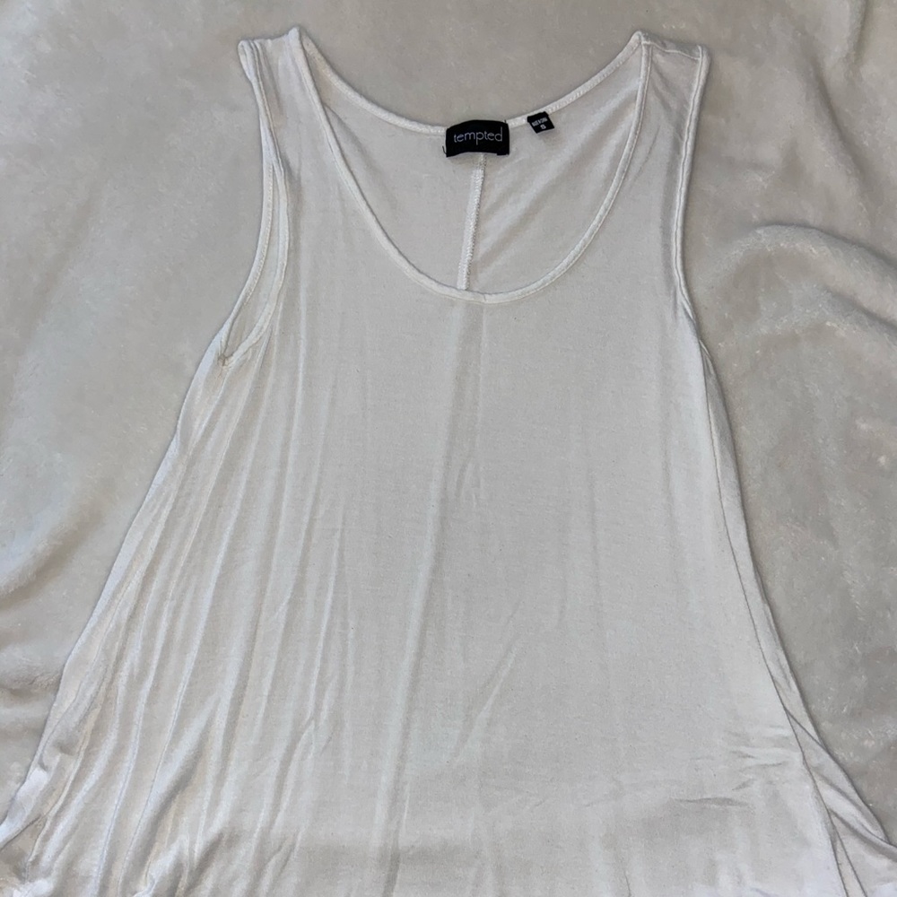 Basic white tank top